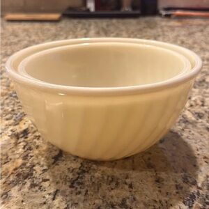 Fire King Ivory Mixing Bowl